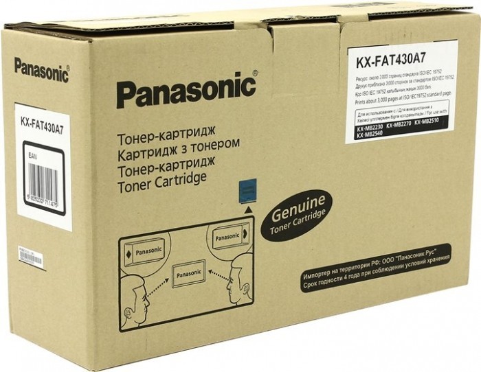 Тонер картридж Panasonic KX-FAT430A для KX-MB2230/2270 оригинал