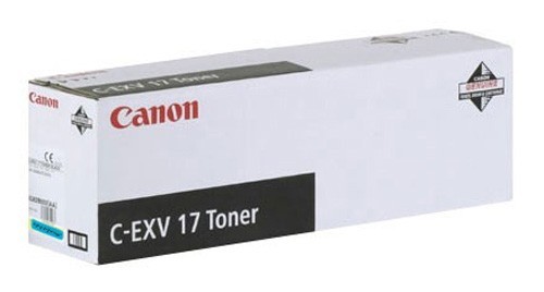 Тонер Canon C-EXV17C для принтеров iRC4080i/4580i, Голубой, 30 000 стр. Тонер Canon C-EXV17C для принтеров iRC4080i/4580i, Голубой, 30 000 стр.