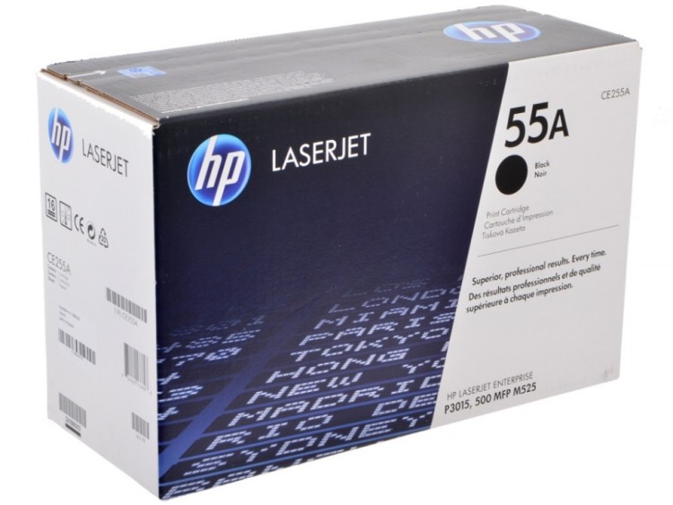 Картридж HP CE255A (55A) оригинальный для принтеров LaserJet P3010/ P3011/ P3015d/ P3015dn/ P3015n/ P3015x black, 6000 страниц Картридж HP CE255A (55A) оригинальный для принтеров LaserJet P3010/ P3011/ P3015d/ P3015dn/ P3015n/ P3015x black, 6000 страниц