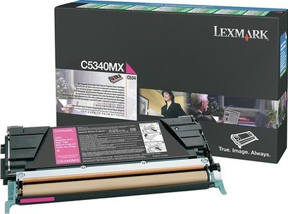 Картридж лазерный Lexmark C5340MX для принтеров C534, пурпурный, 7000 стр.
