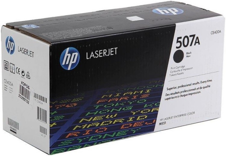 Картридж HP CE400A (507A) оригинальный для принтеров Color LaserJet M551/ MFP M575 black, 5500 страниц Картридж HP CE400A (507A) оригинальный для принтеров Color LaserJet M551/ MFP M575 black, 5500 страниц
