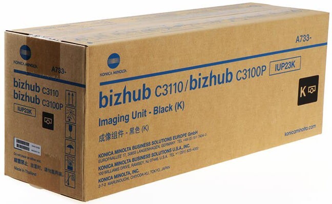 Фотобарабан Konica-Minolta UP-23K/ IUP23K/ A73303H оригинальный для принтеров bizhub C3110/ C3100P, чёрный, 25000 стр. Фотобарабан Konica-Minolta UP-23K/ IUP23K/ A73303H оригинальный для принтеров bizhub C3110/ C3100P, чёрный, 25000 стр.