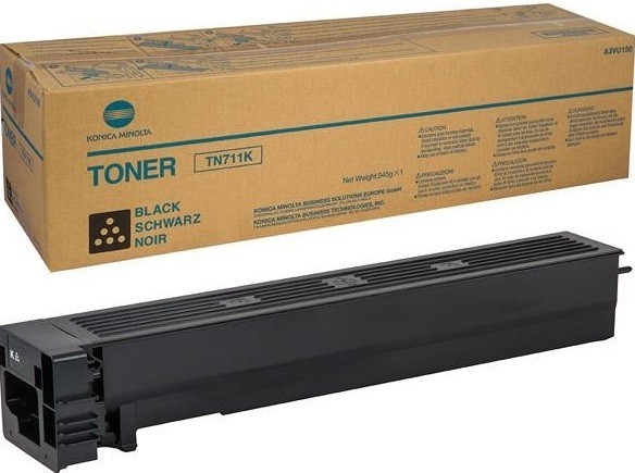 Картридж Konica-Minolta TN-711K (A3VU150) оригинальный для принтеров bizhub С654/ C754, black, 47200 стр.