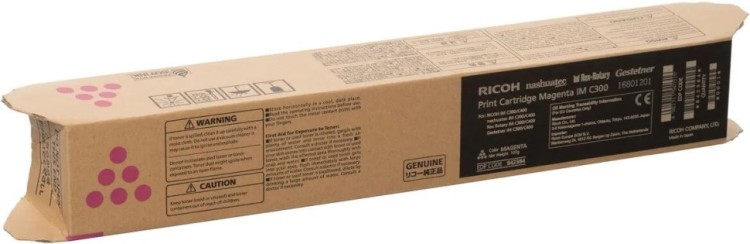 Картридж Ricoh IM C300 (842384) оригинальный для Ricoh IM C300/ C300F/ C400F/ C400SRF, пурпурный, 10300 стр.