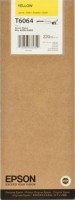 Картридж струйный Epson оригинальный T6064/ C13T606400 (yellow) оригинальный для Stylus Pro 4800/ 4880, жёлтый, 220ml