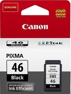 Картридж струйный Canon PG-46BK для принтеров Pixma E404, Canon Pixma E464, 15 мл