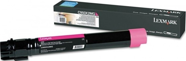 Картридж лазерный Lexmark C950X2MG для принтеров C950x, пурпурный, 22000 стр.
