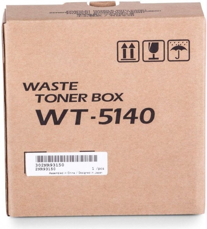 Бункер отработанного тонера Kyocera WT-5140 (302NR93150/2NR93150) оригинальный для принтеров Kyocera Ecosys M6035cidn/ M6535cidn / P6035cdn, 30000 стр.