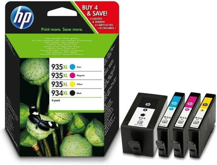 Набор картриджей HP X4E14AE (C2P23AE + C2P24AE + C2P25AE + C2P26AE) CMYK Multipack оригинальный для HP Officejet Pro 6230/ 6830, 4 цвета (чёрный-1000 стр./ цветные-825 стр.) Набор картриджей HP X4E14AE (C2P23AE + C2P24AE + C2P25AE + C2P26AE) CMYK Multipack оригинальный для HP Officejet Pro 6230/ 6830, 4 цвета (чёрный-1000 стр./ цветные-825 стр.)
