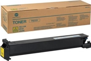 Картридж Konica-Minolta TN-213Y (A0D7252) оригинальный для принтеров bizhub C200/ C203/ C25, жёлтый, 19000 стр.