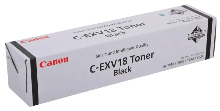 Тонер Canon C-EXV18/GPR22 0386B002/0386B003 для принтера iR1018/1022, Черный, 8400 стр.