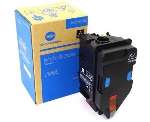 Картридж Konica-Minolta TNP-80K (AAJW152) оригинальный для принтеров bizhub C3320i, черный, 13000 стр.