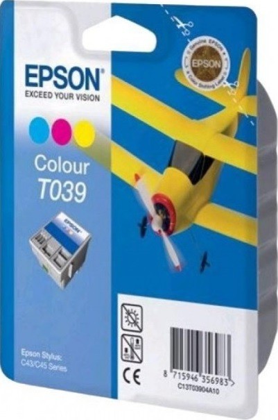 Картридж струйный Epson оригинальный C13T03904A10 T039 для ST C43/C45 цв