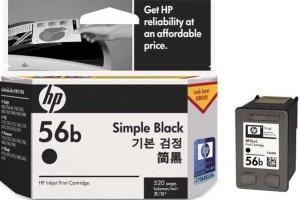 Картридж HP DJ 5500/PS 7150/7350/7660 (C6656BE) черный №56 (экономичный для текста) 19ml