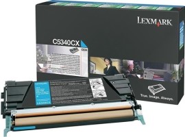 Картридж лазерный Lexmark C5340СX для принтеров C534, голубой, 7000 стр.