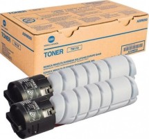 Картридж Konica-Minolta TN-118 (A3VW050) оригинальный для принтеров bizhub 195/ 215/ 226/ 235, чёрный, 2*12000 стр., 2 тубы