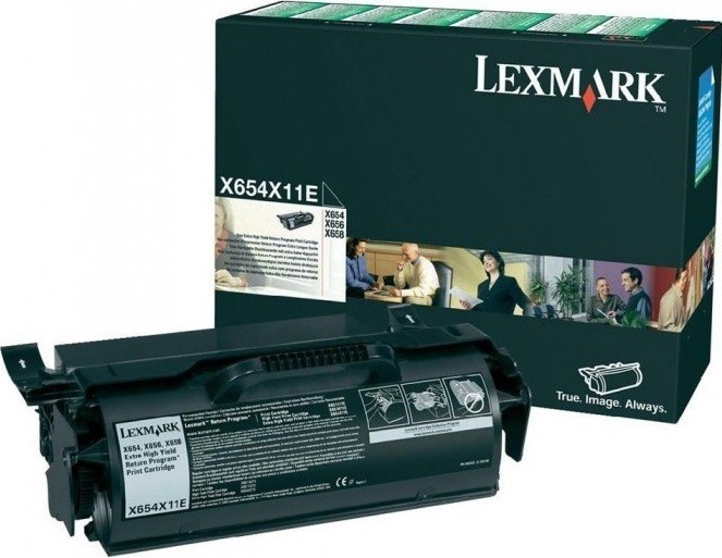 Картридж лазерный Lexmark X654X11E для принтеров X654/656, черный, 36000 стр.