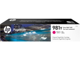 Картридж оригинальный HP 981 (L0R14A) для HP PageWide 556, 586, пурпурный