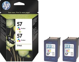 Картридж HP DJ 5500/PS 7150/7350/7660 (C6657A) цветной №57 Сдвоенная упаковка 2шт (C9503AE)