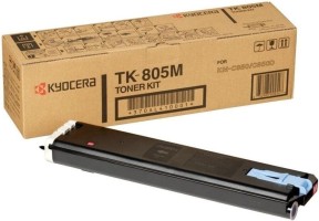 Картридж Kyocera TK-805M (370AL410) оригинальный для принтеров KM-C850/ C850D, magenta, 10000 страниц