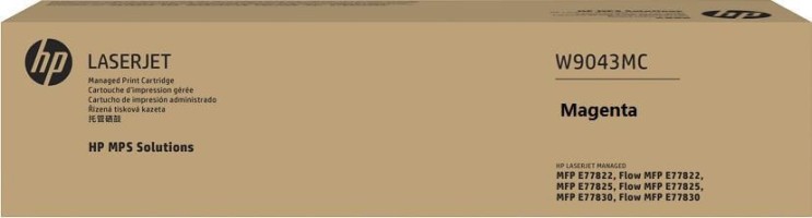 Картридж HP W9043MC Magenta оригинальный для принтеров LaserJet E77825/ E77822/ E77830, пурпурный, 32000 стр.