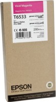 Картридж струйный Epson оригинальный C13T653300 для Stylus Pro 4900, (200ml) : Vivid Magenta