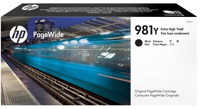 Картридж оригинальный HP 981Y (L0R16A) для HP PageWide 556/ 586, черный
