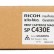 Картридж Ricoh SP C430E (821281/ 821206/ 821096) оригинальный для Ricoh Aficio SP C430DN/ C431DN/ C440DN, пурпурный, 24000