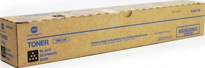 Картридж Konica-Minolta TN-512K/A33K152 оригинальный для Konica-Minolta bizhub C454/ C554, чёрный, 27500 страниц