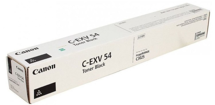 Картридж Canon C-EXV54Bk (1394C002) оригинальный для Canon iR ADV C3025/ C3025i, black, 15500 страниц