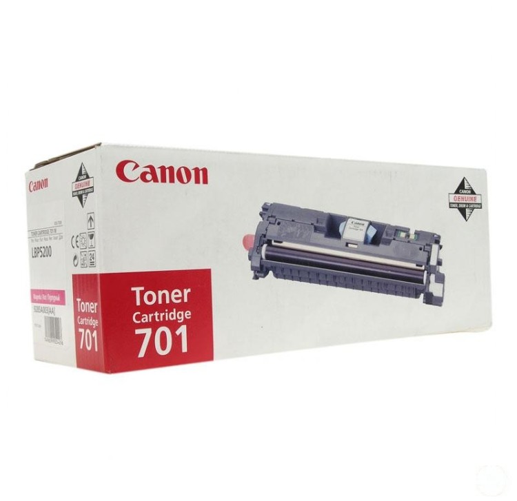 Тонер-картридж Canon 701M для принтеров LBP-5200, MF8180, MF8180c, LBP-5200, LBP-5200f, LBP-5200n, пурпурный, 5000 стр.