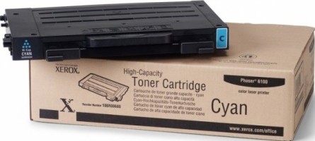 Картридж Xerox 106R00680 оригинальный для Xerox Phaser 6100, cyan, увеличенный, (5000 страниц)