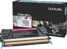 Картридж лазерный Lexmark X746A1MG для принтеров X746/748, пурпурный, 7000 стр.