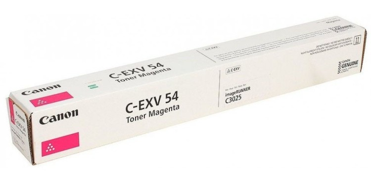 Картридж Canon C-EXV54M (1396C002) оригинальный для Canon iR ADV C3025/ C3025i, magenta, 8500 страниц