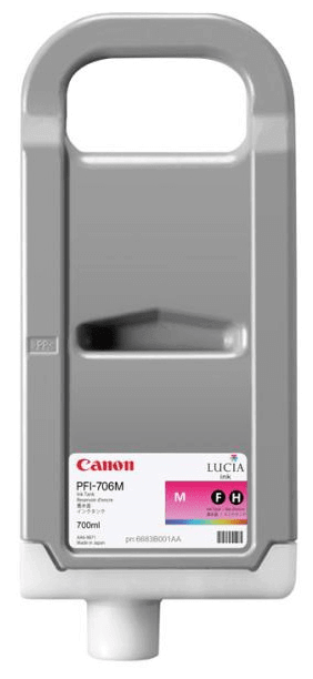 Картридж струйный Canon PFI-706M для принтеров imagePROGRAF iPF8300/  iPF8300S/  iPF8400/  iPF9400/  iPF9400s, 700  мл