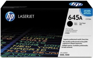 Картридж HP C9730A (645A) оригинальный для принтеров Color LaserJet 5500/ 5500n/ 5500dn/ 5500dtn/ 5500hdn/ 5550n/ 5550dn/ 5550dtn/ 5550hdn/ 5550dsn black, 13000 страниц