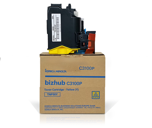 Картридж Konica-Minolta TNP-80Y (AAJW252) оригинальный для принтеров bizhub C3320i, желтый, 9000 стр.