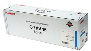 Тонер-картридж Canon C-EXV16C для принтеров CLC4040, CLC5151, голубой, 36 000 стр.