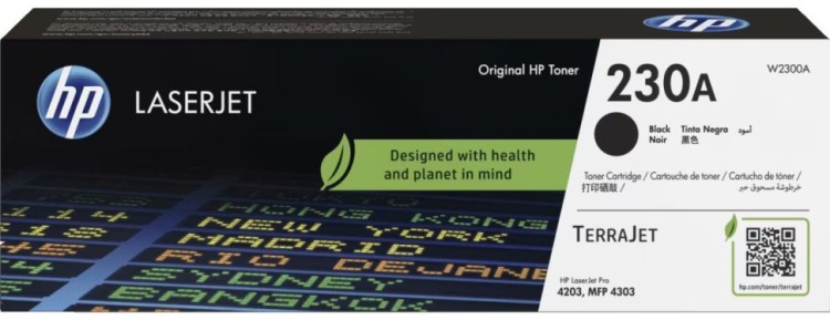 Картридж HP W2300A (230A) оригинальный для HP Color LaserJet Pro 4203/ MFP 4303, чёрный, 2000 стр. Картридж HP W2300A (230A) оригинальный для HP Color LaserJet Pro 4203/ MFP 4303, чёрный, 2000 стр.