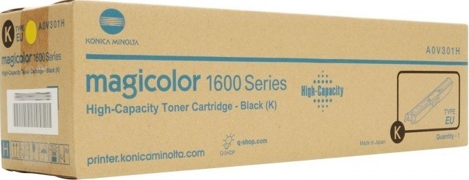 Картридж Konica-Minolta (A0V301H) оригинальный для принтеров magicolor 1600W/ 1650EN/ 1680MF/ 1690MF, чёрный, увеличенный, 2500 стр. Картридж Konica-Minolta (A0V301H) оригинальный для принтеров magicolor 1600W/ 1650EN/ 1680MF/ 1690MF, чёрный, увеличенный, 2500 стр.