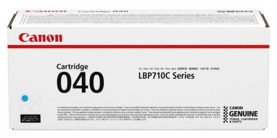 Тонер-картридж Canon 040C для принтеров LBP710Cx/ 712Cx, голубой, 5400 стр.