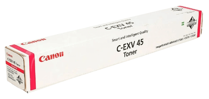 Тонер-картридж оригинальный Canon C-EXV45M 6946B002 для принтеров imageRUNNER ADVANCE C7260i/ C7270i/ C7280i, пурпурный (52 000 стр.)