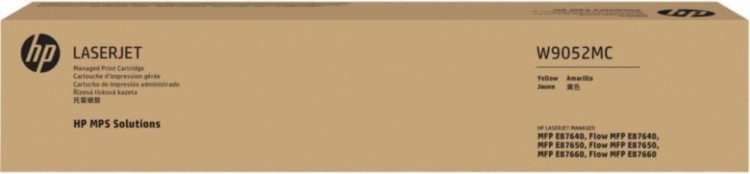Картридж HP W9052MC Yellow оригинальный для принтеров LaserJet Managed E87640/ E87650/ E87660, жёлтый, 52000 стр. Картридж HP W9052MC Yellow оригинальный для принтеров LaserJet Managed E87640/ E87650/ E87660, жёлтый, 52000 стр.