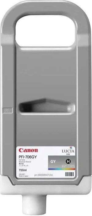 Картридж струйный Canon PFI-706PGY для принтеров Canon iPF8300/ iPF8300S/ iPF8400/ iPF9400/ iPF9400S, 700 мл Картридж струйный Canon PFI-706PGY для принтеров Canon iPF8300/ iPF8300S/ iPF8400/ iPF9400/ iPF9400S, 700 мл
