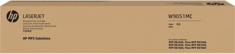 Картридж HP W9051MC Cyan оригинальный для принтеров LaserJet Managed E87640/ E87650/ E87660, голубой, 52000 стр. Картридж HP W9051MC Cyan оригинальный для принтеров LaserJet Managed E87640/ E87650/ E87660, голубой, 52000 стр.