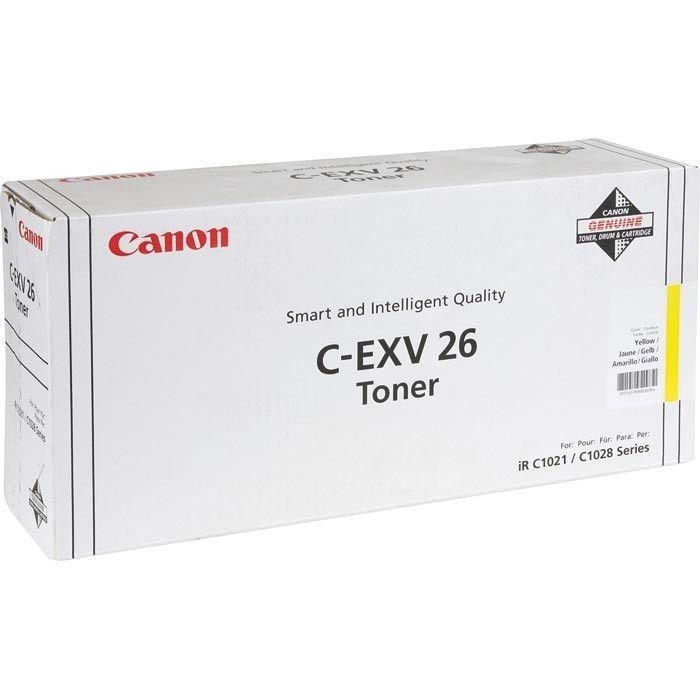 Картридж Canon C-EXV26 Y (1657B006)? ?для IR Canon C1021 / C1022? / C1028? желтый?, оригинальный 6 000 стр.? Картридж Canon C-EXV26 Y (1657B006)? ?для IR Canon C1021 / C1022? / C1028? желтый?, оригинальный 6 000 стр.?