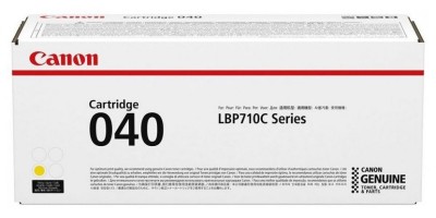 Тонер-картридж Canon 040Y для принтеров LBP710Cx/ 712Cx, желтый, 5400 стр.