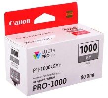 Картридж струйный Canon PFI-1000 GY для принтеров Pixma MG5740/  MG6840/  MG7740, 80  мл