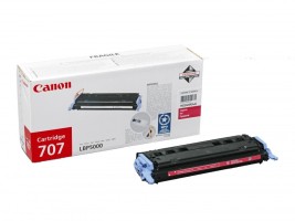 Тонер-картридж Canon 707M для принтеров i-Sensys LBP5000, LBP5100, пурпурный, 2000 стр.