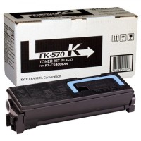 Картридж Kyocera TK-570K (1T02HG0EU0) оригинальный для принтеров FS-C5400DN/ P7035CDN black, 16000 страниц